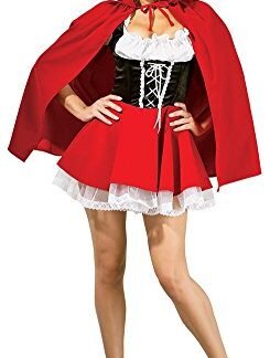 BADI NA Women's Little Red Riding Hood Costume Christmas Fancy Dress Medium