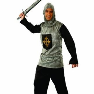 Alexanders Costumes Medieval Knight, Black, Medium