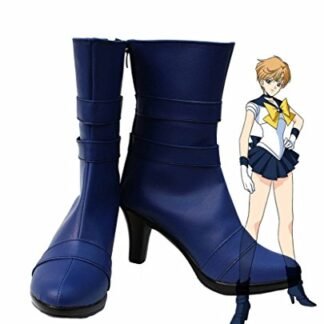 Sailor Moon Sailor Uranus Haruka Tenoh Cosplay Shoes Boots Custom Made