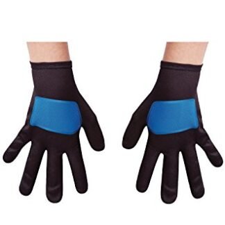 Blue Power Rangers Ninja Steel Child Gloves, One Size