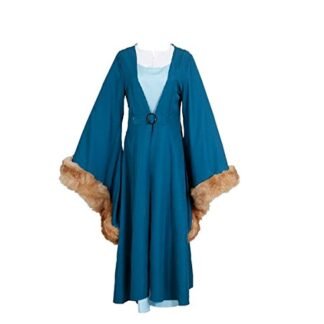 1stvital Catelyn Stark Cosplay Costume Halloween Coat Outfit Child L
