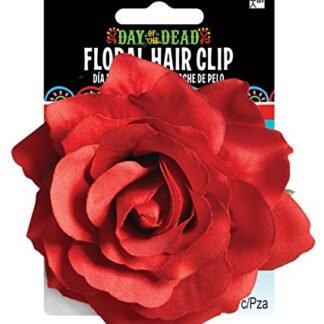 Day of The Dead Rose Hair Clip Costume Accessory