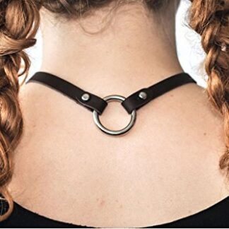 Turing Brown Leather Necklace Becomes Bracelets One Size Fits All Handmade