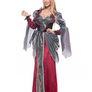Charades Women's Renaissance Lady Costume, As Shown, Medium