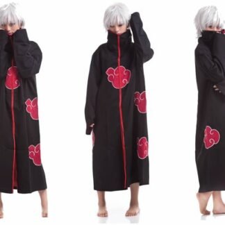 Cosplay Akatsuki Sasuke Itachi Costume Cloak Uniform