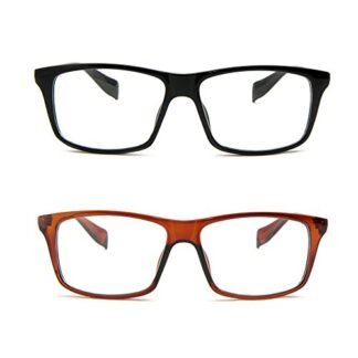 Newbee Fashion - Casual Simple Squared Durable Frames Designer Inspired Clear Eye Glasses