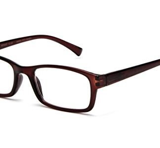 Newbee Fashion - Unisex Clear Lens Slim Light Weight Plastic Small Rectangular Frame Clear Lens Glasses with Spring Temple Clark Kent Cosplay