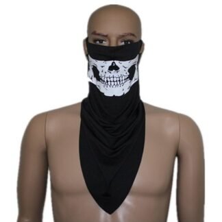 Call of Duty Cosplay Skull Mask Half Face Set Neck Models