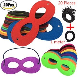 Masquerade Masks Party Eye Masks Kid's Felt Cosplay Masks Party Favors Half Mask