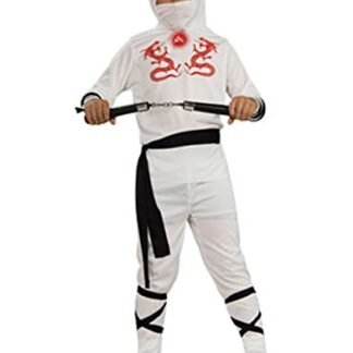 Haunted House Child's White Ninja Costume
