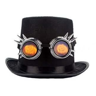 Pumpkin Face Steampunk Glasses Cosplay Goggles Costume Props For Halloween Ghost