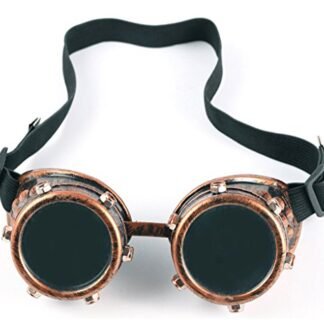 FUT Retro Vintage Steampunk Goggles Glasses Gothic Cosplay Goggles Costume Photo Props