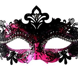 1Bay Women's Layer Filigree Venetian Masquerade Mask Multicolor