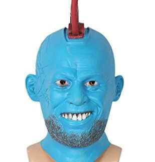 Yondu Head Fin Latex Mask Adult Halloween Cosplay Costume Accessory Xcoser