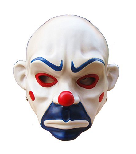 Gmasking Resin Batman Joker Adult Clown Mask Replica+Gmask Keychain