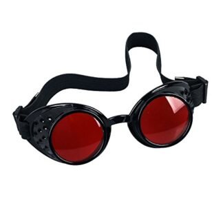 Vintage Steampunk Goggles Glasses for Goggles At Next Dance Birthday or EDM Party!