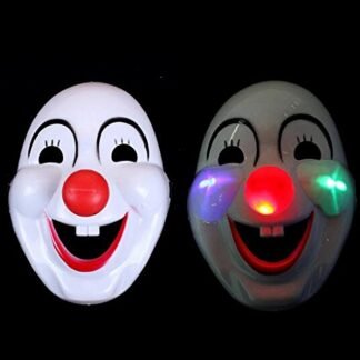 WLC Light Up Clown Mask For Halloween Masquerade Cosply Party