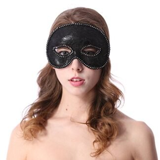 Lace Half Face Woen's Party Masquerade Mask Cosplay Venetian Mask, One Size