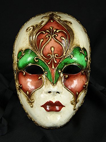 Italian Made Venetian Volto Mask Full Face Multi