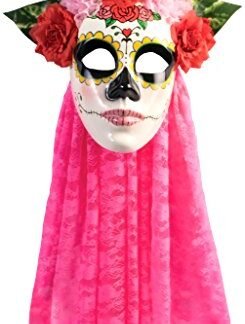 Forum Novelties Women's Day Of The Dead Senora Rose Mask