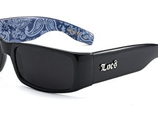5Zero1 Locs Mens Fashion Hardcore Gangster Cool Shades Bandana Print Two Tone Sunglasses