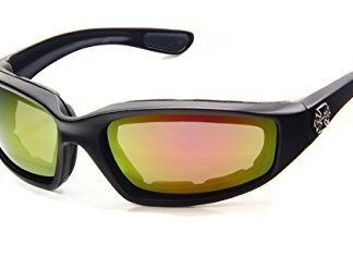 5Zero1 Choppers Rider Matte Motorcyclist Biking Sport Foam Padding Unisex Mirrored Reflective Sunglasses