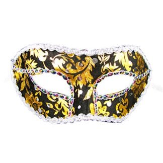Half Face Woen's Mask Party Masquerade Mask Cosplay Venetian Mask, One Size
