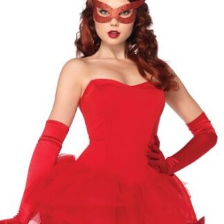 Leg Avenue Costumes 3Pc.Naughty Devil Kit Includes Mask Tail and Horn Headband