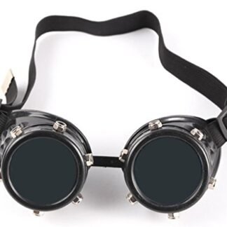 New Sell Vintage Steampunk Goggles Cyber Punk Gothic Welding Glasses