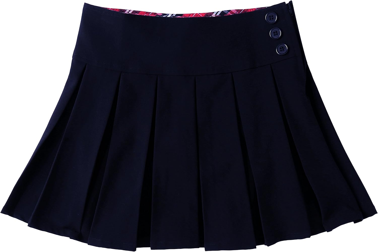 Bienzoe Girl's Classical Pleated School Uniform Skirt