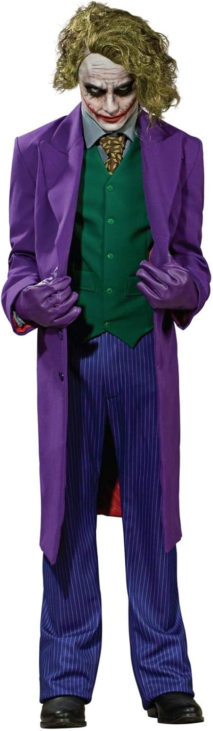 Batman The Dark Knight Grand Heritage Deluxe Costume And Mask, The Joker