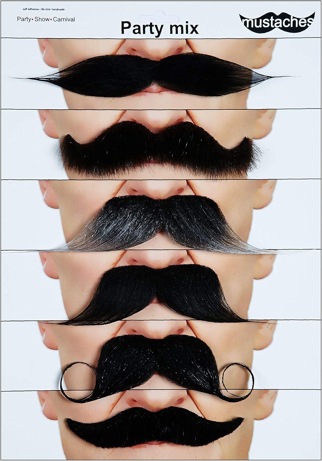 Mustaches for every occasion 6 party mix