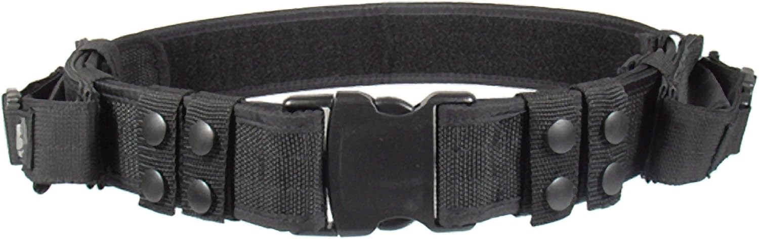 UTG Heavy Duty Elite Law Enforcement Pistol Belt with Dual Mag Pouches
