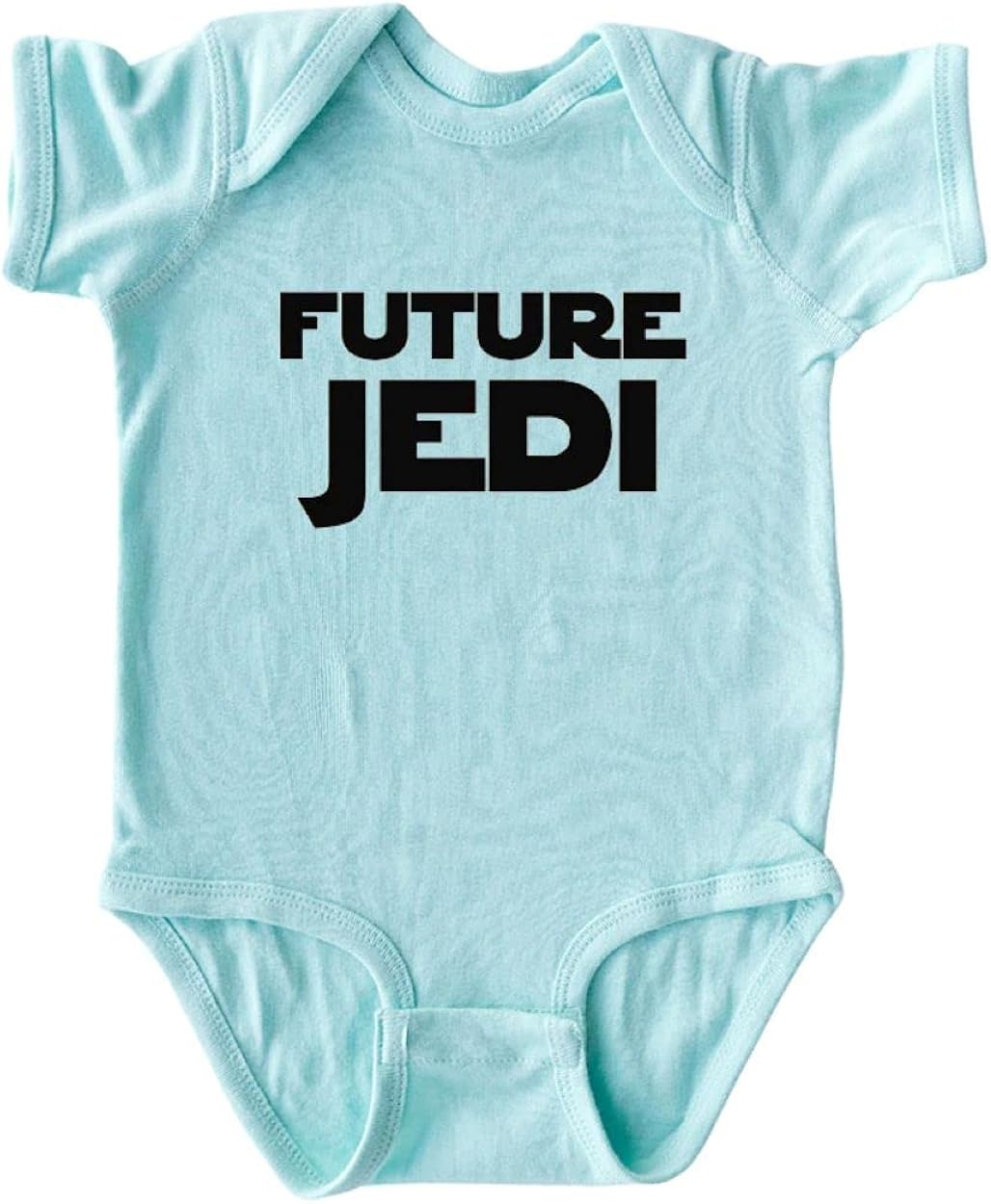 Adorable "Future Jedi" Soft and Comfy Cute Baby Short Sleeve Cotton Infant Bodysuit