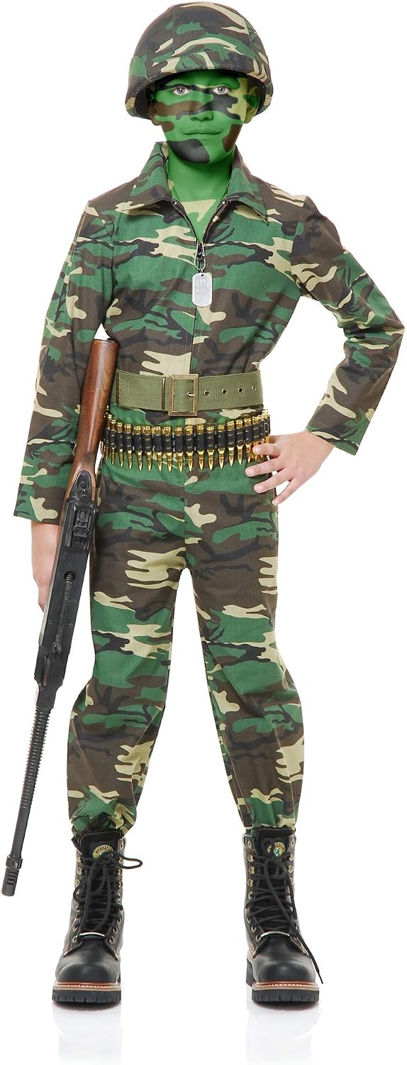 Army G.I. Camouflage Kids Costume