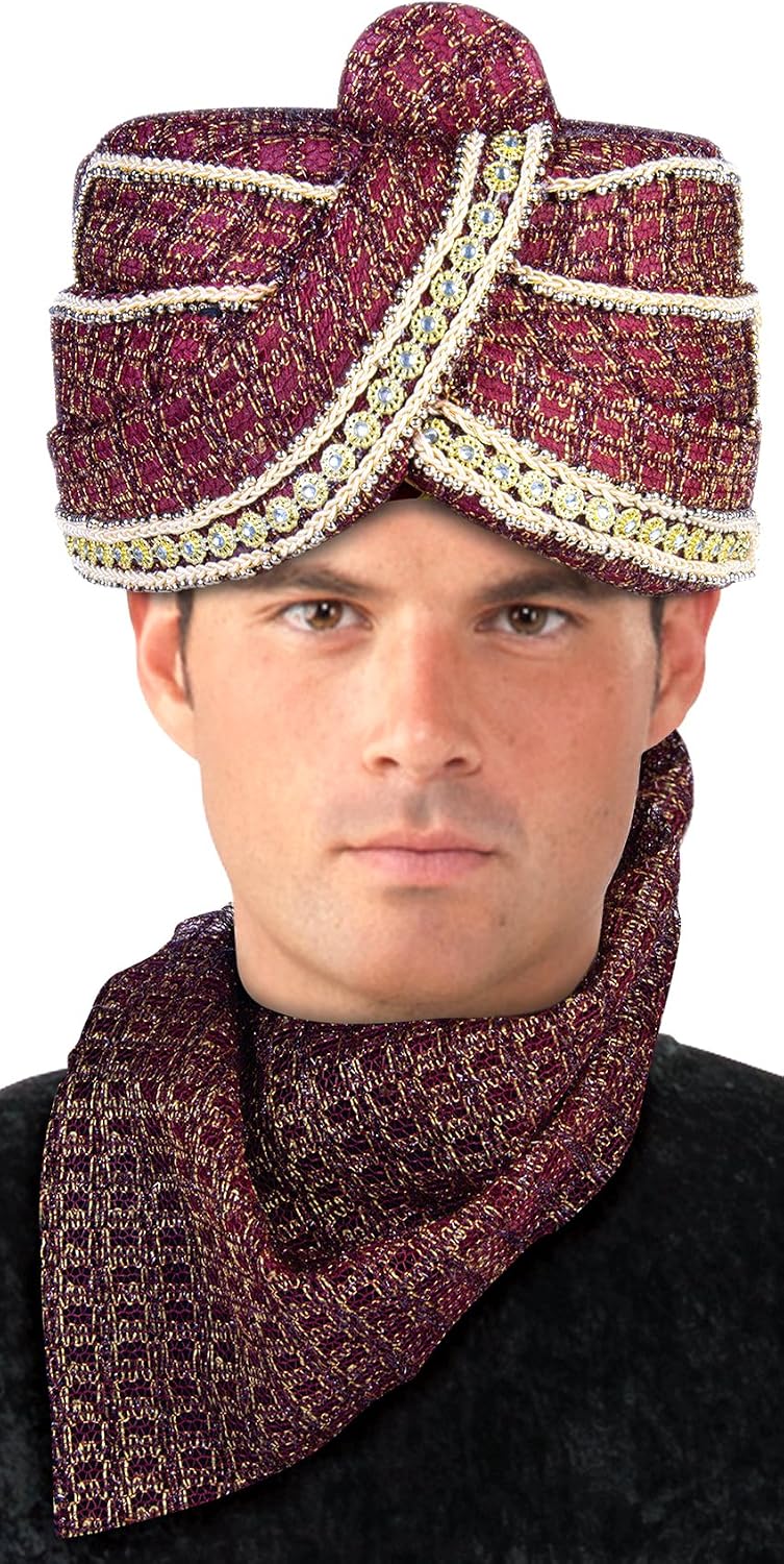 Forum Novelties Men's Maharaja Sheik Turban
